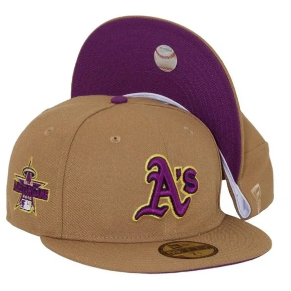 New Era Oakland Athletics 59FIFTY Fitted Hat 2010 All Star Game Side Patch  3/8